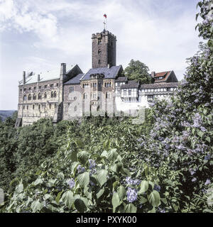 Wartburg, Thueringen, Deutschland Foto Stock