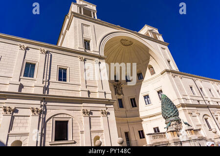 Vaticano - Il mese di settembre 25, 2018: dettaglio dei musei vaticani. Esso è il più grande complesso museale del mondo con oltre 1000 musei e gallerie. Foto Stock