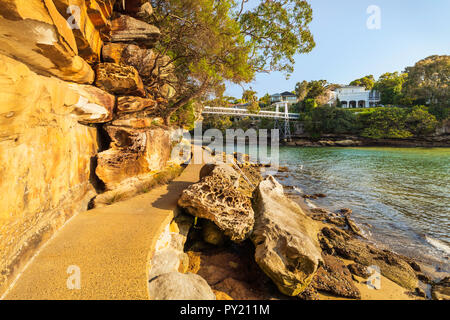 Prezzemolo Bay riserva nella Vaucluse, Sydney, Nuovo Galles del Sud, Australia Foto Stock