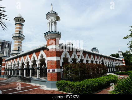 La moschea di Jamek nel centro città di Kuala Lumpur, Malesia. Foto Stock