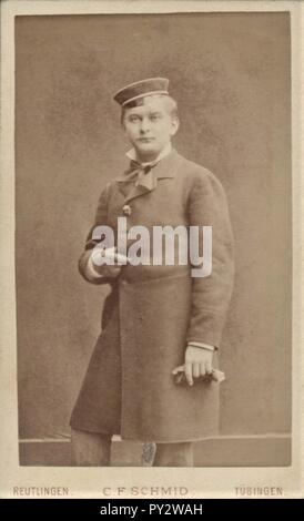 C F Schmid - Konrad Demmering als studente WS1879-80. Foto Stock