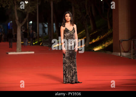 Roma, Italia. 24 ott 2018. Giulia Petrungaro tappeto rosso del film "Libro verde" il 24 ottobre 2018 alla Festa del Cinema di Roma Credito: Matteo Nardone/Pacific Press/Alamy Live News Foto Stock