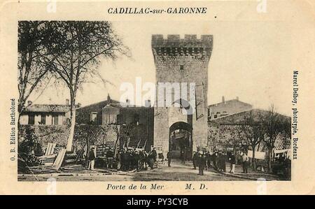 Cadillac-sur-Garonne - Porte de la mer 2. Foto Stock