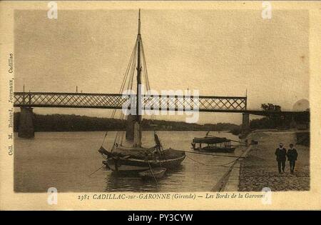 Cadillac-sur-Garonne - Quai 3. Foto Stock