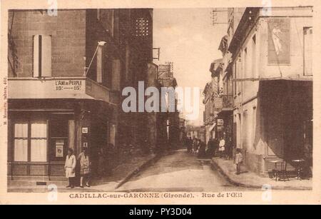 Cadillac-sur-Garonne - rue de l'Oeuille 2. Foto Stock