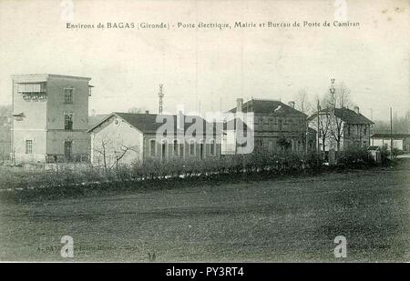 Camiran - Mairie Poste et centrale électrique 2. Foto Stock