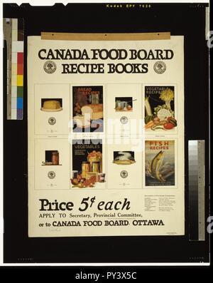 Canada pensione alimentare libri di ricette Foto Stock