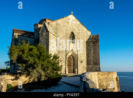 Saint-Radegonde, chiesa romanica di Talmont-Sur-Gironde, Charente Maritime, Nouvelle-Aquitaine, Francia Foto Stock