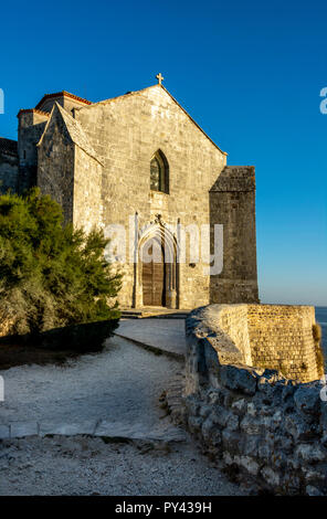 Saint-Radegonde, chiesa romanica di Talmont-Sur-Gironde, Charente Maritime, Nouvelle-Aquitaine, Francia Foto Stock
