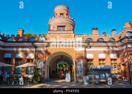 Hermitage Cucina, porta a Santa Caterina Park, Carskoe Selo, nei pressi di San Pietroburgo, Russia Foto Stock