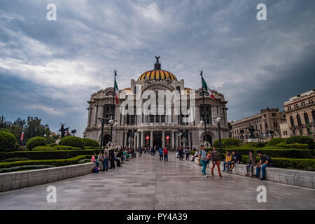 Palacio de Bellas Artes, il Palazzo delle Belle Arti, Città del Messico, Messico Foto Stock