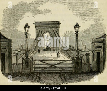 "Le strade e ferrovie, i veicoli e i modi di viaggiare, di antichi e moderni paesi; con gli account di ponti, gallerie e canali, in varie parti del mondo .." (1839) Foto Stock