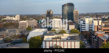 Dortmund, Germania, Ottobre 20, 2018: Panoroma di th centro di Dortmund. Foto Stock