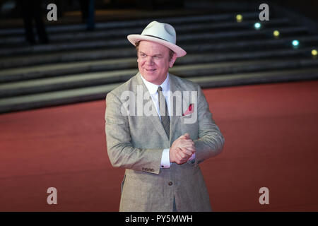 Roma, Italia. Ottobre 24, 2018: John C. Reilly a piedi un tappeto rosso del film "tan & Ollie' a Roma Film Fest 2018. Credito: Gennaro Leonardi/Alamy Live News Foto Stock