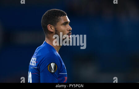 Londra, Regno Unito. 25 ottobre, 2018. Ruben LOFTUS-guancia del Chelsea durante la UEFA Europa League gruppo match tra Chelsea e FC BATE Borisov a Stamford Bridge, Londra, Inghilterra il 25 ottobre 2018. Foto di Andy Rowland. . (La fotografia può essere utilizzata solo per il giornale e/o rivista scopi editoriali. www.football-dataco.com) Credito: Andrew Rowland/Alamy Live News Foto Stock