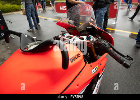 Melbourne, Australia. 26 ottobre, 2018. Ducati due moto durante il 2018 Michelin Australian Motorcycle Grand Prix , Australia il 26 ottobre 2018. Credito: Dave Hewison sport/Alamy Live News Foto Stock