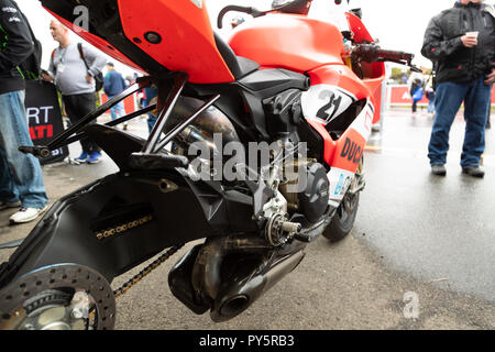 Melbourne, Australia. 26 ottobre, 2018. Ducati due moto durante il 2018 Michelin Australian Motorcycle Grand Prix , Australia il 26 ottobre 2018. Credito: Dave Hewison sport/Alamy Live News Foto Stock