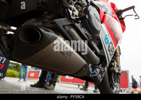 Melbourne, Australia. 26 ottobre, 2018. Ducati due moto durante il 2018 Michelin Australian Motorcycle Grand Prix , Australia il 26 ottobre 2018. Credito: Dave Hewison sport/Alamy Live News Foto Stock