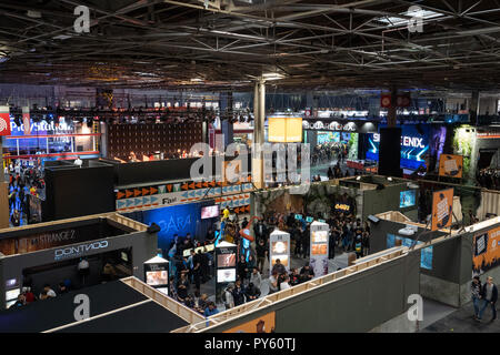 Parigi, Francia. Il 26 ottobre 2018. Visualizzazione generale durante il giorno di apertura del Paris Games Week. La mostra è aperta dal 26 al 29 Ottobre. © David Bertho / Alamy Live News Foto Stock