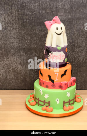 Torta di Halloween Foto Stock