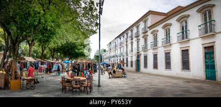 Paco Imperial ex palazzo imperiale e XV Piazza Mercato delle Pulci - Rio de Janeiro, Brasile Foto Stock