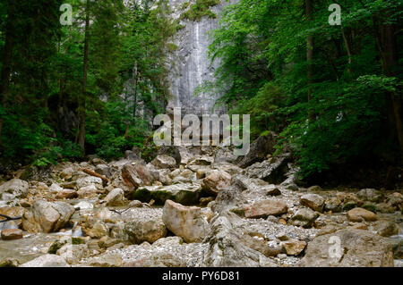 Pöllatschlucht (Gola di Pöllat) vicino Schwangau nel Allgäu, , Ammergauer Alpen (Alpi Ammergau), quartiere Ostallgäu, Baviera, Germania Foto Stock