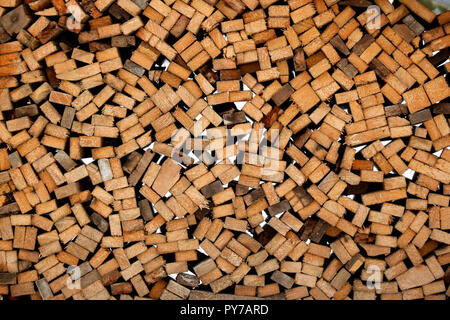 Pila di legno Foto Stock