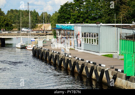 Custom House nella città di Vyborg, Vyborgsky distretto, l'oblast di Leningrado, Russia, Federazione russa Foto Stock