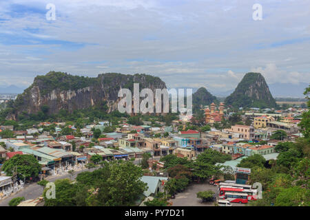 Vista da montagne di marmo da nhang, Vietnam Foto Stock
