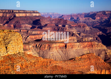 Hopi Point, il Parco Nazionale del Grand Canyon di Sunrise, Arizona Foto Stock