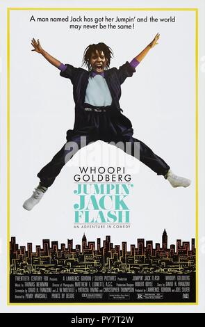 Pellicola originale titolo: JUMPIN' JACK FLASH. Titolo inglese: JUMPIN' JACK FLASH. Anno: 1986. Direttore: il Marshall del penny. Stelle: Whoopi Goldberg. Credito: 20TH CENTURY FOX / Album Foto Stock