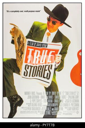 Pellicola originale titolo: storie vere. Titolo inglese: storie vere. Anno: 1986. Direttore: David Byrne. Stelle: David Byrne. Credito: WARNER BROTHERS / Album Foto Stock