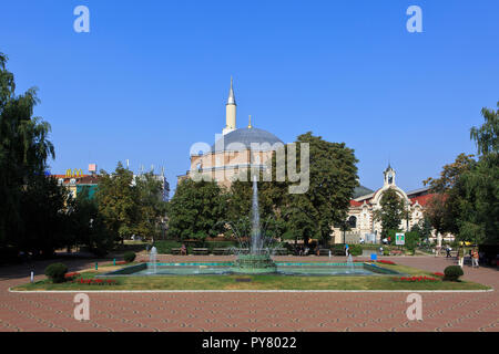 La Banya Bashi moschea (1576) a Sofia, Bulgaria Foto Stock