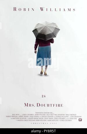Pellicola originale titolo: MRS. DOUBTFIRE. Titolo inglese: MRS. DOUBTFIRE. Anno: 1993. Direttore: Chris Columbus. Credito: 20TH CENTURY FOX / Album Foto Stock