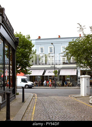 Dettaglio generale in Notting Hill. Stock architettonica, Londra, Regno Unito. Architetto: NA , 2017. Foto Stock