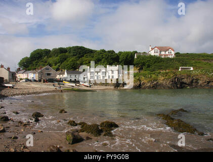 Little Haven in Pembrokeshire, West Wales, Regno Unito Foto Stock