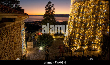 Natale a Rijeka - Croazia Foto Stock