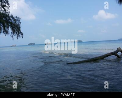 Seascape in Kepulauan Seribu, Jakarta, Indonesia Foto Stock