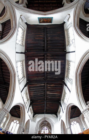 Chiesa di San Lorenzo, Shelley vicino, Lechlade-on-Thames, nel Gloucestershire. Regno Unito. Foto Stock