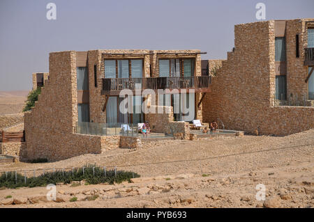 Israele Negev, Beresheet (Genesi) Isrotel hotel sulla scogliera del cratere Ramon, Foto Stock