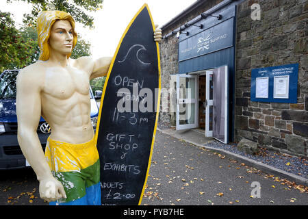 Il museo di British surf in Braunton, Devon che ha aperto nel 2012. Foto Stock