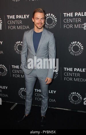 Hollywood, Stati Uniti d'America. 25 ott 2018. Derek Hough, 10/25/2018 Il Paley onori a Hollywood: un gran gala tributo alla musica in televisione tenuto presso il Beverly Wilshire Hotel di Beverly Hills, CA Foto di Izumi Hasegawa / HNW / PictureLux Credito: PictureLux / Hollywood Archive/Alamy Live News Foto Stock