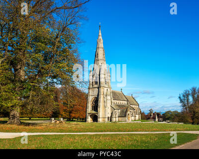 St Marys Chiesa di Studley Park vicino a Ripon North Yorkshire, Inghilterra Foto Stock