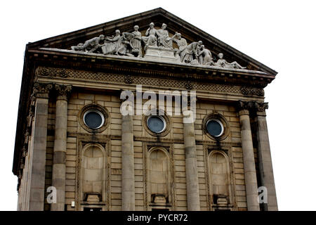 Il Municipio, un grado 1 edificio storico nel centro di Todmorden Foto Stock