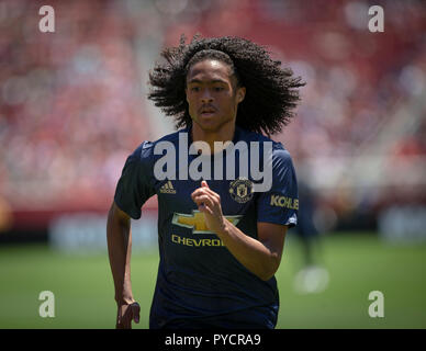 Il Manchester United Gioventù Player Tahith Chong Foto Stock