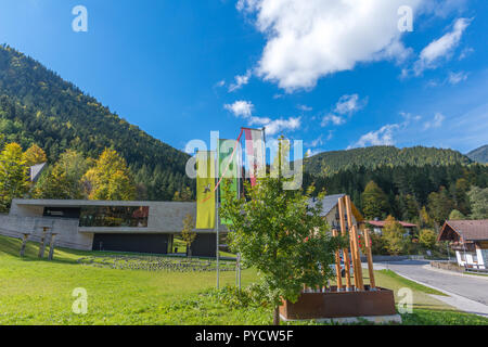 Villaggio alpino di Hinterriss, le alpi austriache, Tirolo, Austria, Europa Foto Stock