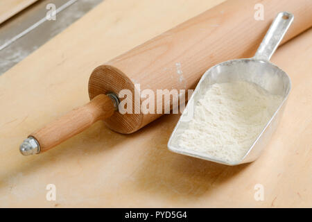 Vicino a baker's attrezzature Foto Stock