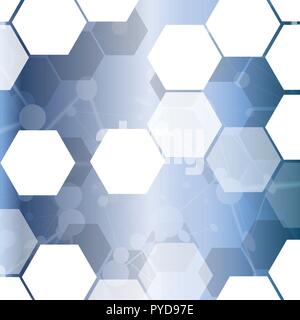 Vettore esagonale astratto tecnologia sfondi cellulare Illustrazione Vettoriale