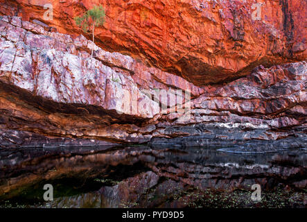 ORmiston Gorge, West MacDonnell National Park, il Territorio del Nord, l'Australia Foto Stock