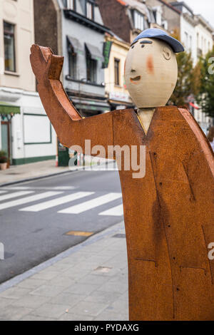 Statua di Bruxelles dei cittadini europei di Susanne Boerner Foto Stock